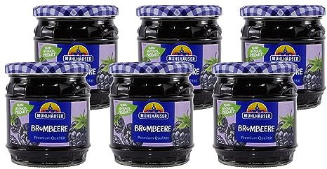 Mühlhäuser Brombeere Konfitüre (8 x 0,45 Kg)