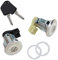 (Lot de 2) Barillet Serrure de Porte Avant Gauche ET Avant Droite compatible avec 106 205 309 405-91700A