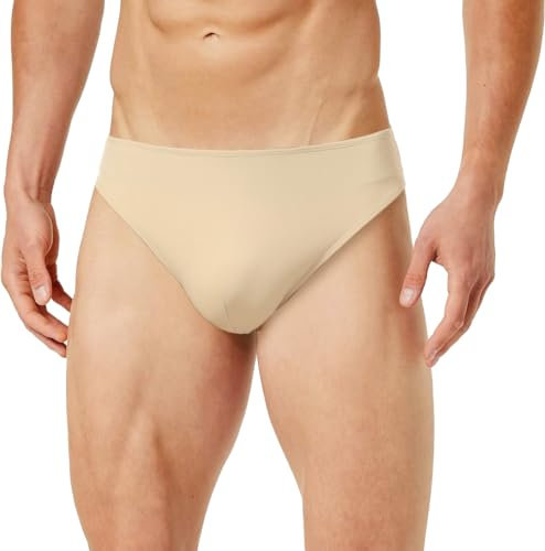 DANSHOW Slip de Danse intégral pour Hommes Slips de Ballet pour Hommes Tong Hommes(23401-18-L)