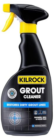 Housold 500ml Kilrock Grout Cleaner Spray, Cleans & Restores Dirty Tile Grout Lines, Effective Limescale Formula | Ideal for Floor Tiles, Showers, Walls (Pack of 1)