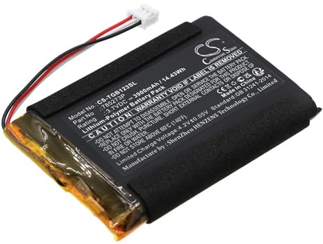 Cameron Sino Ersatz Akku für Tigermedia 1233, Tigerbox Touch PN:Tigermedia 785273P 3900mAh / 14.43Wh