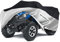NEVERLAND Quad ATV Abdeckplane Abdeckung - Wasserdicht Quad Abdeckung für Quad Cover Winddichte Hagelsicher Staubdicht Fahrzeug Abdeckung Schutz Cover Silber & Schwarz XXXL 256 * 110 * 120cm