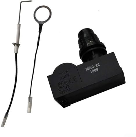 HEBEOT Grill Igniter Gas Igniter Spark Generator 6 Outlet Battery Ignition Kit Pulse Igniter For 36 Inch Griddle