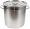 Olla de sopa con tapa, 70 L, de acero inoxidable, universal, con asas, para cocinar