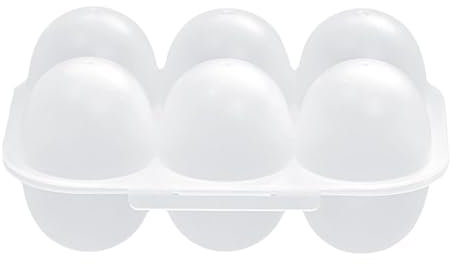 Huevera Con 6 Rejillas - Huevera Con 6 Rejillas, Caja Protectora De Huevos Transparente | Cesta De Huevos Para Frigorífico, Camping, Picnic, Senderismo, Viajes Al Aire Libre, Coche