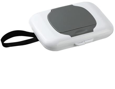 Porte-lingettes réutilisable pour lingettes humides de voyage - Boîte à suspendre pour lingettes de bébé - Distributeur de lingettes pour bébé