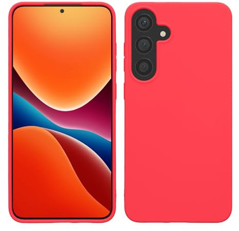 kwmobile Custodia Compatibile con Samsung Galaxy S25 Cover - Back Case per Smartphone in Silicone TPU - Protezione Gommata - rosa shocking