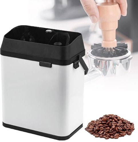 HNBYLMM Electric Portafilter Cleaning Machine Automatic Coffee Grounds Cleaning Machine Professional Barista Cleaning Tools with 3 Scrapers and 1 Brush Head for Home Cafe