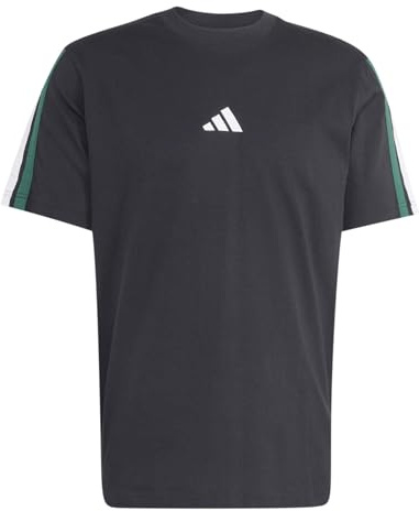 adidas Men's Essentials 3-Streifen Single Jersey T-Shirt