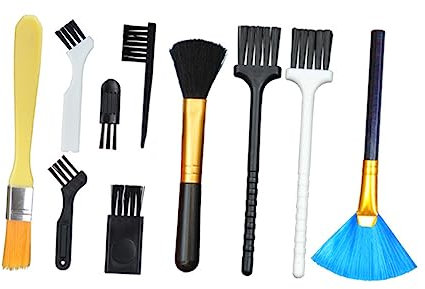 SWOOMEY 10pcs Soft Hair Cleaning Brush for Keyboard Electronics Multi Function Dust Remover for Hard to Reach Spaces for Computers Cellphones and Home Appliances