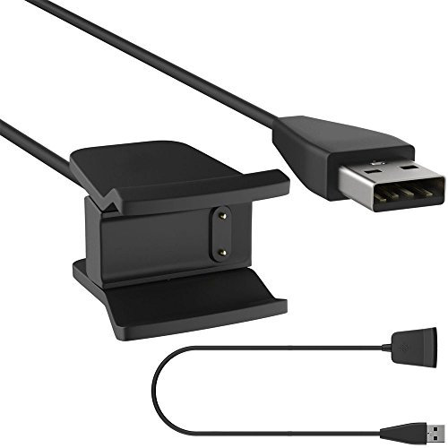 TECHGEAR USB Ladekabel kompatibel mit Fitbit Alta HR - Power Data Sync und Ladekabel Dock Ersatzkabel, Smart Watch Ladegerät Kabel