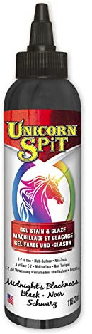 UNICORN SPiT Gel Stain & Glaze, Midnight Blackness, 118.2ml