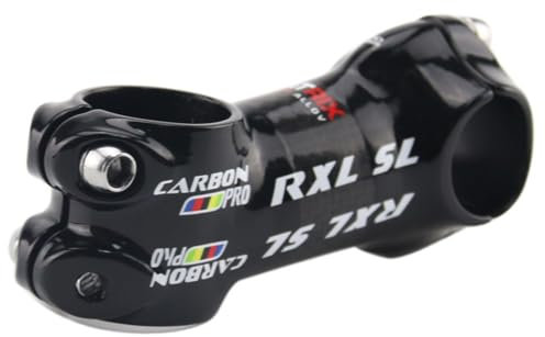 RXL SL rennrad vorbau 25,4 vorbau 25.4 mm Aluminium+Carbon Fahrrad lenkervorbau Mountainbike vorbau 50mm 3K Glänzend