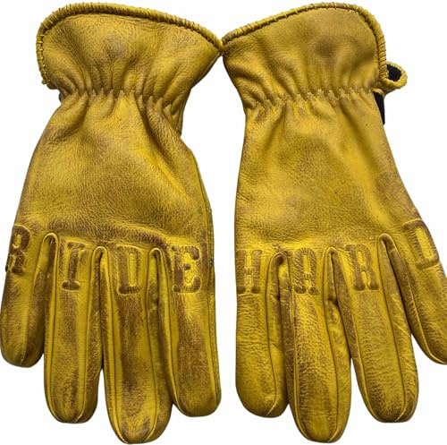 Rokker Ride Hard Handschuhe, gelb, 2XL