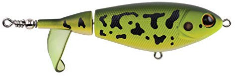 Berkley Choppo Topwater Angelköder - einfach zu handhabender Prop-Köder für Barsche und Raubfische, erzeugt maximale Oberflächenstörung und Geräusche - 12cm / MF Frosch