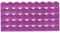 Ideen mit Herz Wachs-Bordüren auf Platte, Spitze, geprägt, farbig, geprägt, 20 cm lang, 2 cm breit, 5 Reihen (violett)