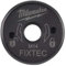Milwaukee FIXTEC Schnellspannmutter XL M14 für Winkelschleifer 180mm und 230mm, Rot