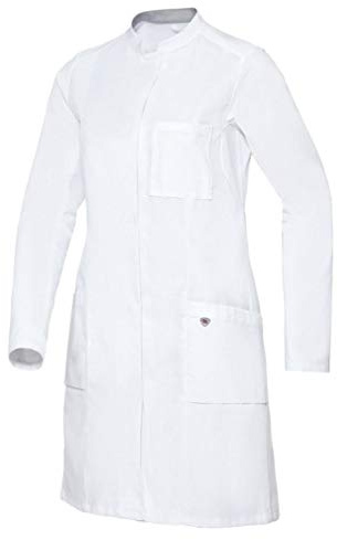 BP 1752-130-0021-38n Arztkittel für Frauen, Langarm, Arm-Lift-System, 205,00 g/m² Reine Baumwolle, weiß, 38n