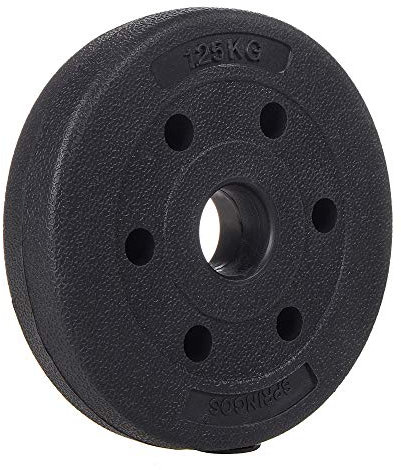 SPRINGOS Discos de Pesas 1,25 kg – Discos para Banco de Musculación y Mancuernas, Barra Olímpica de 29 mm para Entrenamiento en Casa o Gimnasio