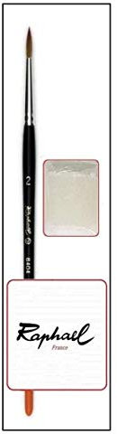 Raphael Pinceau Series 8404,kolinsky Rouge Sable Pinceau,Taille 2+ Savon