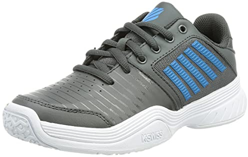 K-Swiss Mädchen Court Express Omni Tennisschuh, Dark Shadow White Swedish Blue, 28.5 EU
