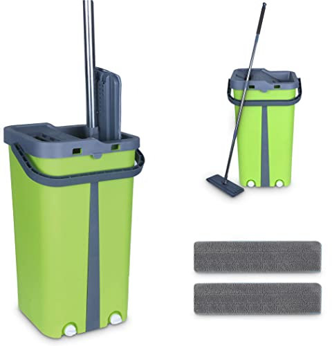 Mercia Golf Cenocco CC9077-GN Bodenwischer für Innenräume, Außenmopp, Reinigungszubehör und Zubehör für Hausreinigung, Mikrofaser, Rot, Grün