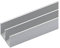 Profilé en aluminium anodisé type double U (20 x 18 x 1 mm) - 1 m - Col.argent