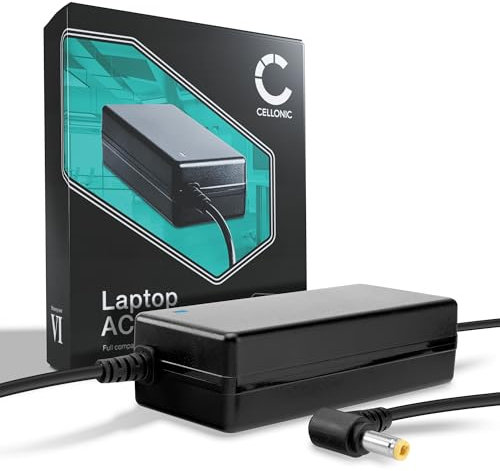 CELLONIC Alimentation 19V 65W Compatible avec - 2.6m Chargeur Ordinateur Portable Adaptateur Secteur, Cable Charge