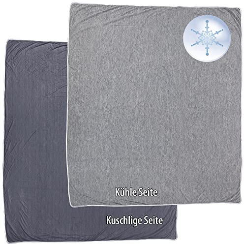 Wilson Gabor Bettdecke: 2in1-XXL-Mikrofaser-Decke mit kühler & kuschliger Seite, 200 x 220 cm (Microfaserdecke, Home-Decke, Matratzenauflage)