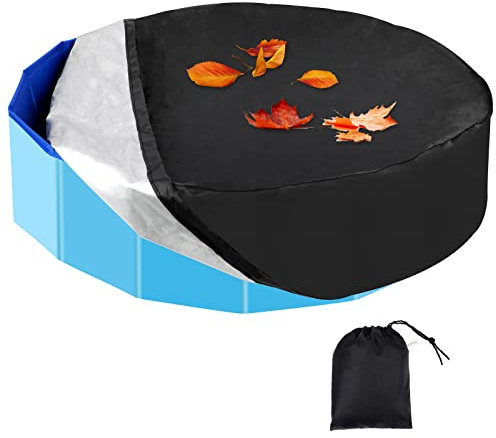 Rypet Housse de piscine ronde pliable pour animaux de compagnie - Accessoires de piscine pour chien