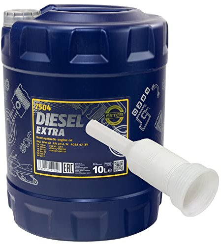 Motoröl Motor Öl MANNOL Diesel EXTRA 10W40 API CH-4/SL 10 Liter mit Ausgießer