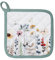 Clayre & Eef FOB45 Topflappen Weiß, Grun 20x20 cm