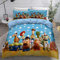 3-teiliger Superweicher Bettbezug Mit Reißverschluss Toy Story, 100% Mikrofaser-Bettwäsche-Sets Bettbezug Mit 2 Kissenbezügen 80 X 80 cm (135x200cm,Stil 01)