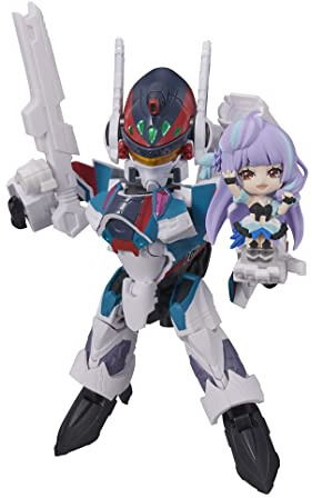 TAMASHII NATIONS BANDAI Macross Delta - VF-31S Siegfried (Arad Molders Use) with Mikumo Guynember, Spirits Tiny Session Figure