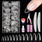 Venares Almond Nail Tips for Gel Extensions, 500Pcs Soft Gel Nail Tips Kit with Glue, Files, Buffer, Brush, Cutter, Storage Box