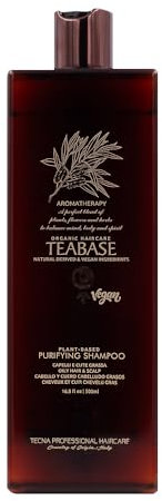 Tecna Teabase Aromatherapy Purifying Shampoo 500ml - champú para cabello y cuero cabelludo graso
