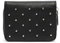 MISAKO Tachita Petit Porte-Monnaie avec détails métalliques - Petit Portefeuille pour Femme - Spacieux et résistant Tachita Noir 8 X 11 X 3 cm