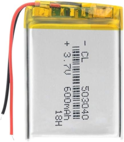 Batterie Lithium Li ION Polymère 3.7v 600mah 503040 40x30x5mm. pour Enregistreur Vocal. Casque. Haut-Parleur.1 Pièce
