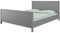 Landhaus Doppelbett 180x200cm grau lackiert Ehebett Bettgestell Bettrahmen Holzbett Gästebett Bett modern zeitlos skandinavisches Design