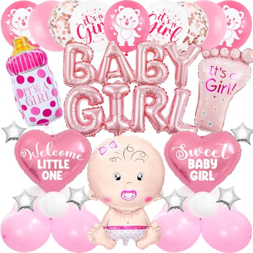 Decorazioni per Baby Shower - Palloncini Nascita e Decorazioni Nascita Bambina