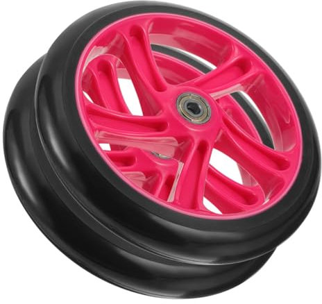 Gogogmee 2stücke Ersatz Tretrollerräder Pu Material Einfache Installation Für -Scooter Skateboard Roller Zubehör Räderersatz Rollerräder Ersatzrad