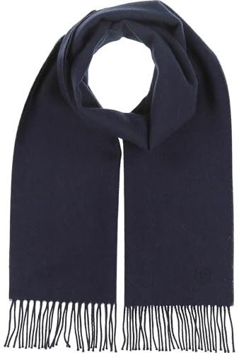 bugatti Herren Schal einfarbig - 33 x 180 cm - Winterschal aus 100% Wolle