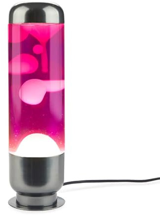 Balvi Lampe Lava Capsule Couleur Rose/Blanc Design Moderne et sophistiqué pour Une déco rétro Alumini