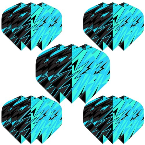 WLHGH Dart Flights, 5er Set Premium 100 Mikron Extra Starken Standardform Dart-Flights