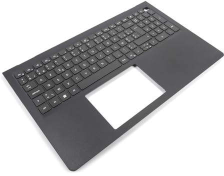 Dell Vostro 15-3510/3250/3530-Series Palmrest & BELGIAN Keyboard - 088YX6 (1K4GP) - Black (Renewed)