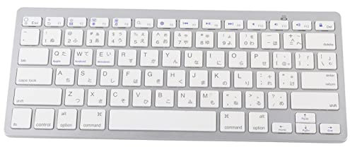 Mtlavishness wireless keyboard mini 78 keys ultra thin portable white computer keyboards for Android for OS X for iOS for (Japanese)