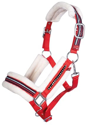 HKM Equine Sports Style Head collar Red Pony
