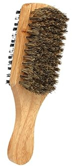 EPIGEIST Doppelseitige Bartbürste für Männer mit Professionellen Borsten und Holzgriff für Präzises Bartstyling und Pflege Des Bartes Zuhause