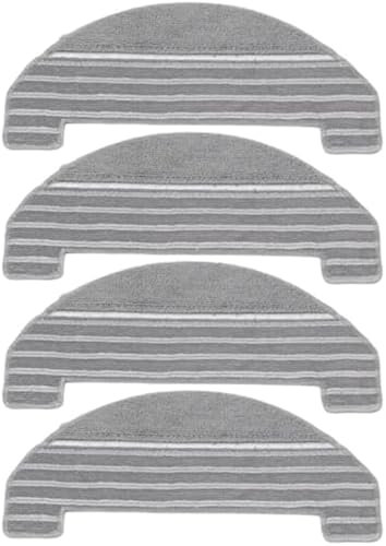 HUVNEXA Lot de 4 lingettes de Nettoyage for aspirateur Robot Proscenic M8 Pro Tampon pour aspirateur