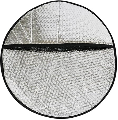 Lenkrads Sonnenschutz - 43 X 43 cm Thermo-Lenkradschutz Hitzeschutz Lenkradabdeckung, Auto Lenkradhülle Hitzeschutz, Aluminiumfolie Sonnenschutz-lenkrads, Für Die Meisten Autos, SUV, LKW